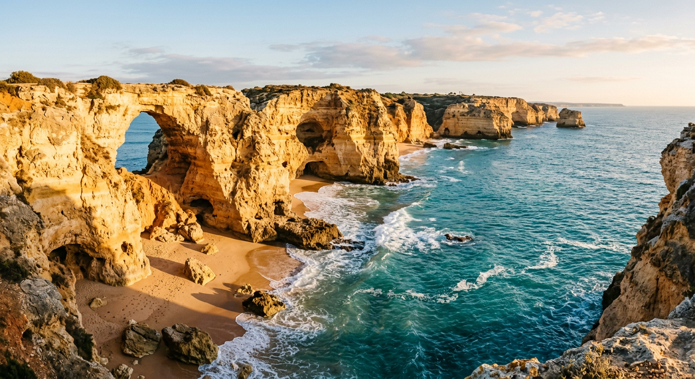 Vue de Algarve, Portugal