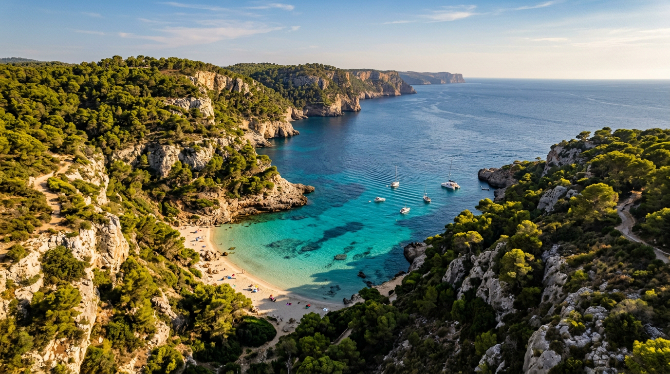 Vue de Majorque, Espagne